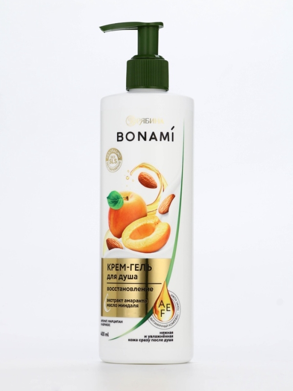 Крем-гель для душа "Марципан и абрикос", 400 мл