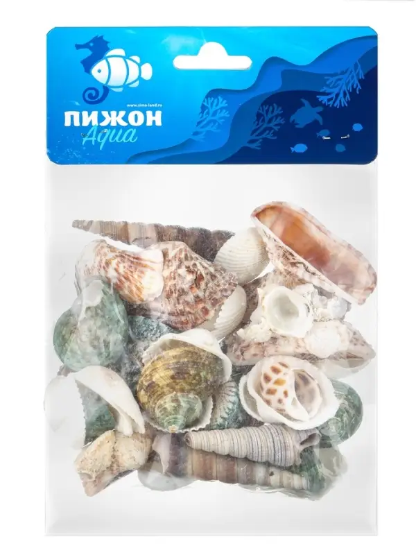 Набор ракушек &laquo;Пижон Аква&raquo;, 200 г, микс №1