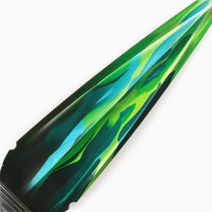 Деревянное оружие, детское сувенирное &laquo;Зеленый кристалл&raquo;, нож кунай, 26&times;4 см