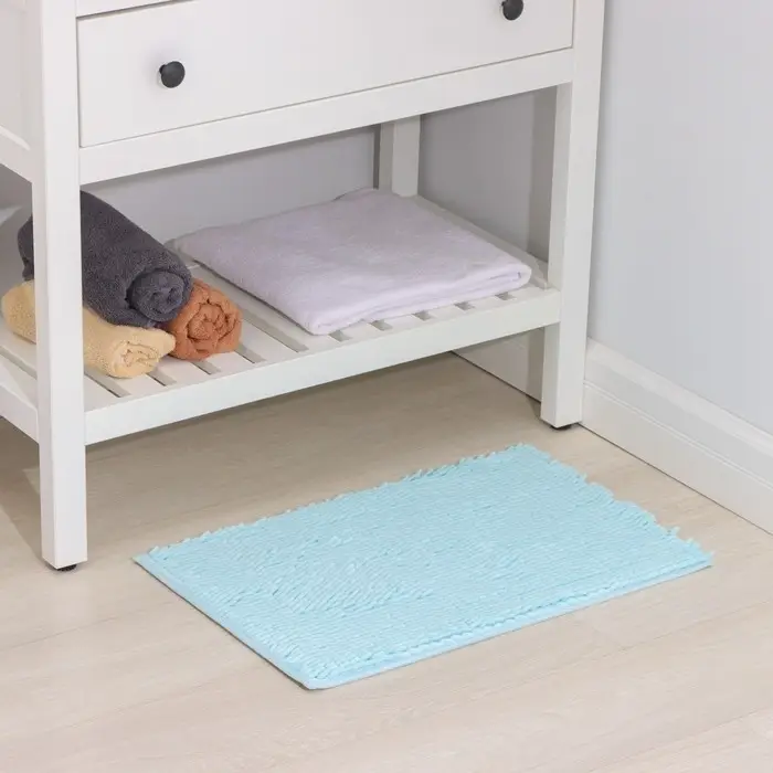 Коврик для дома Доляна &laquo;Букли длинные&raquo;, 40&times;60 см, голубой