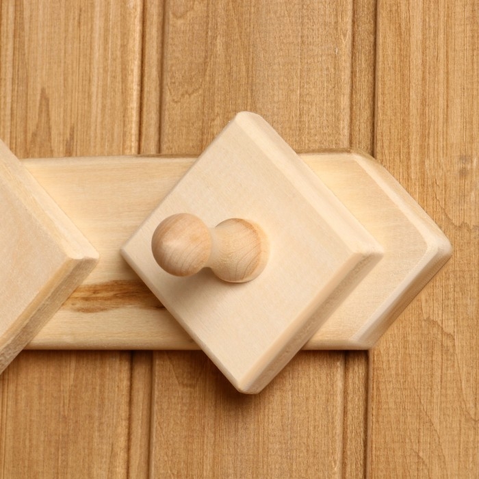 Вешалка 2 крючка, липа Вешалка 2 крючка, липа "Добропаровъ"