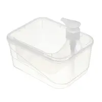 Дозатор для моющего средства, тм VETTA, отсек для губки, губка в компл., 500 мл, 17х13х14см, пластик