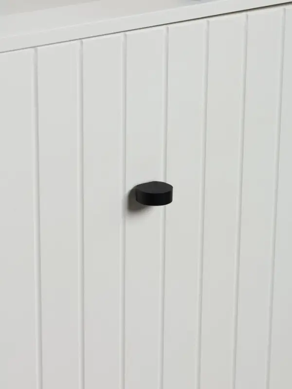 Ручка-кнопка CAPPIO RK147, d=26 мм, цвет черный, 8 шт.