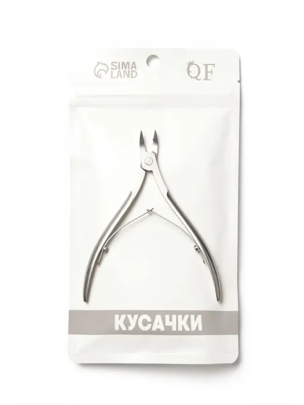 Кусачки маникюрные, двойная пружина, 10 см, длина лезвия-8 мм