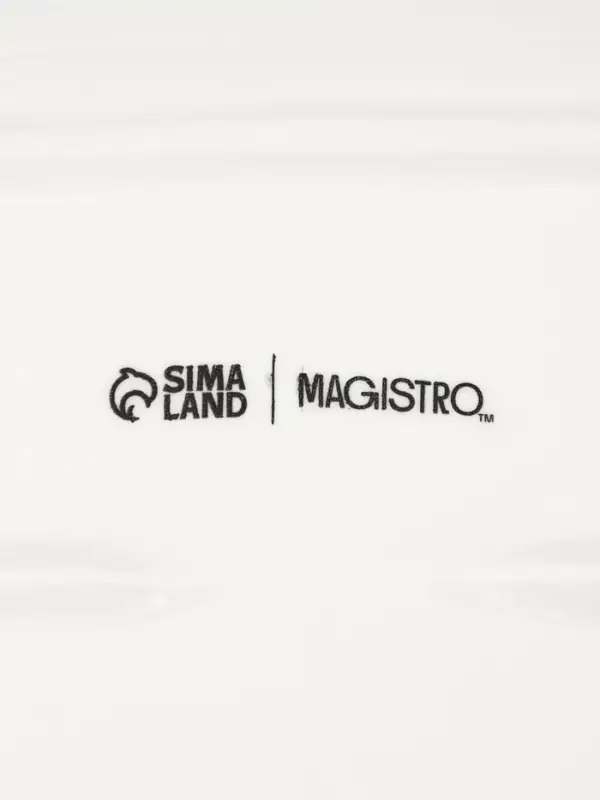 Блюдо фарфоровое Magistro &laquo;Бланш&raquo;, 40&times;13&times;4 см, белое