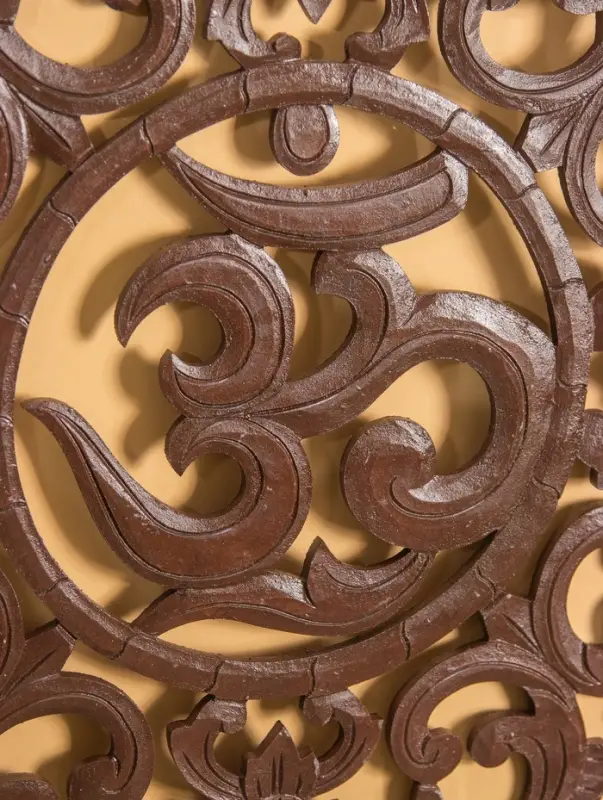 Панно  Панно "Ом" МДФ, 60х60х1 см, коричневый