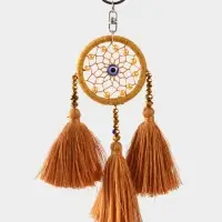 Брелок "Ловец снов" 17 см, цв. медный Брелок "Ловец снов" 17 см, цв. медный