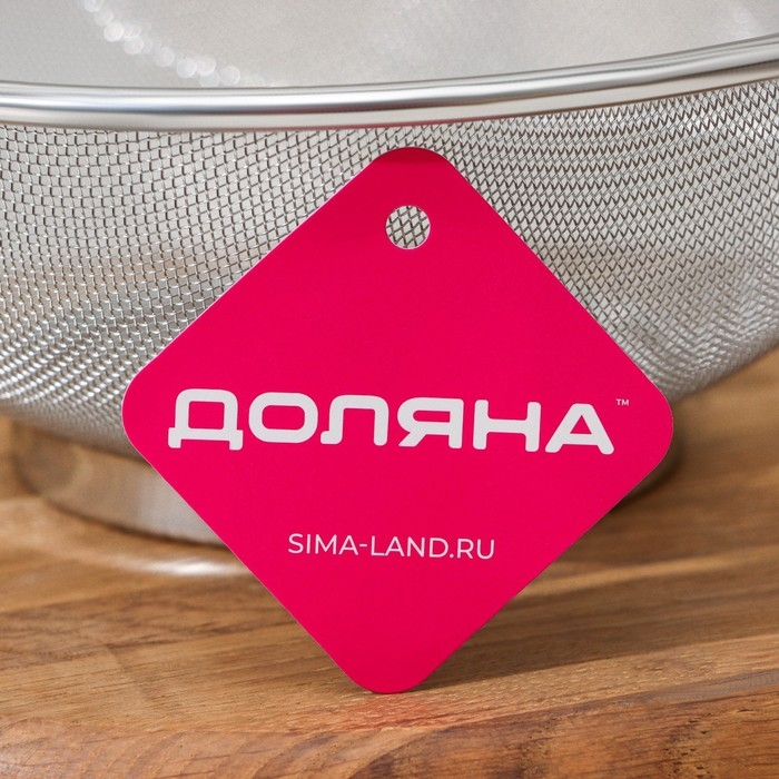 Сито для просеивания Magistro Dorial, d=22 см, 304 сталь, цвет серебристый