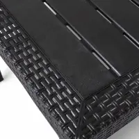 Стол садовый Rattan, 153.2&times;78.9&times;70.1 см, пластиковый, цвет горький шоколад