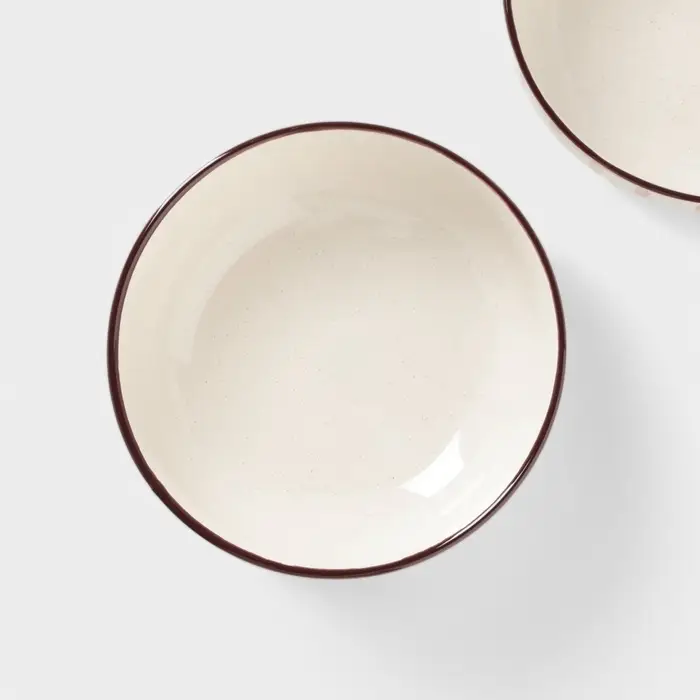 Салатники Доляна &laquo;Скандинавия&raquo;, d=15 см, набор 2 шт., керамика, бежевые