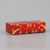 Коробка подарочная для 3 конфет &laquo;Красная&raquo;, 13.3&times;3.3&times;5.8 см