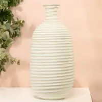 Ваза для цветов &laquo;Аркадия&raquo; из стекла, белая 38.5&times;18.5&times;18.5 см