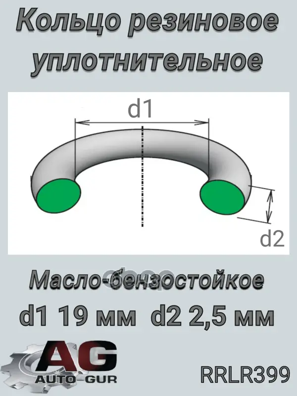 Кольцо уплотнительное Auto-GUR арт. RRLR399