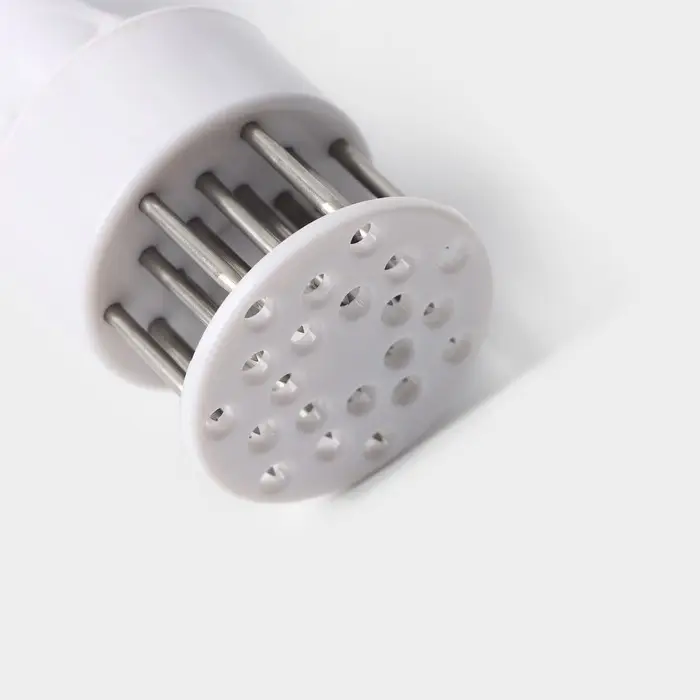 Тендерайзер для мяса Доляна «Гриль», 12 см, цвет белый Тендерайзер для мяса Доляна «Гриль», 12 см, цвет белый