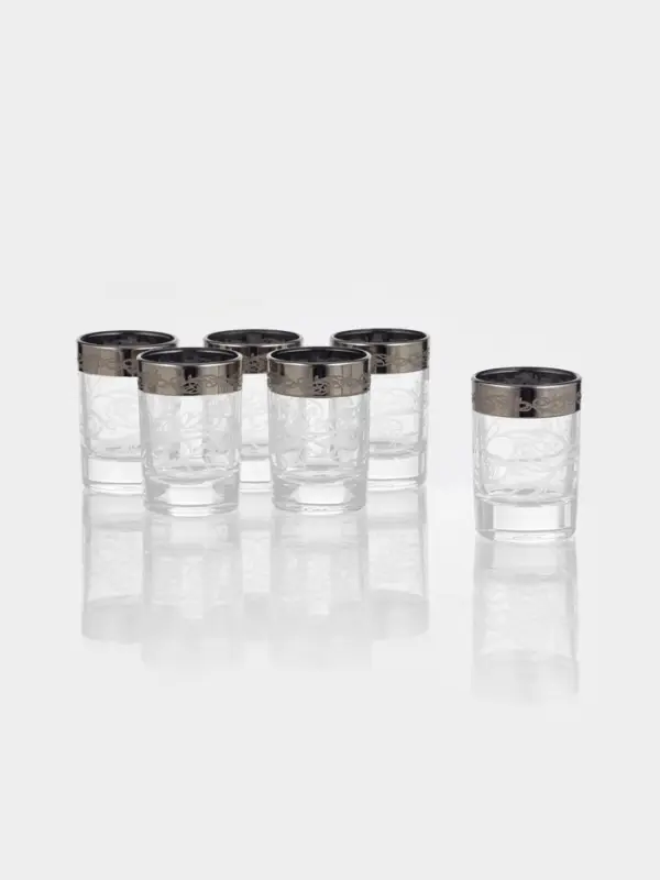 Набор стопок &laquo;Флора&raquo;, 50 мл, с гравировкой и напылением, 6 шт.