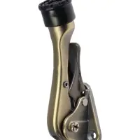 Фиксатор дверной LOCKLAND “козья ножка”, с автоподъемом, цвет бронза