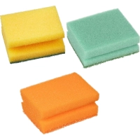 Губки для посуды Luscan 90х65х38 мм 2 шт/уп