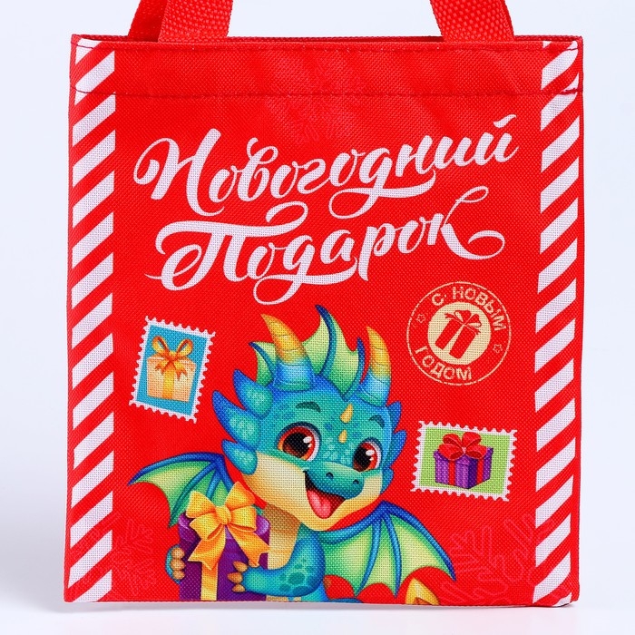 Мешок для подарков «Новогодний подарок», дракон Мешок для подарков «Новогодний подарок», дракон