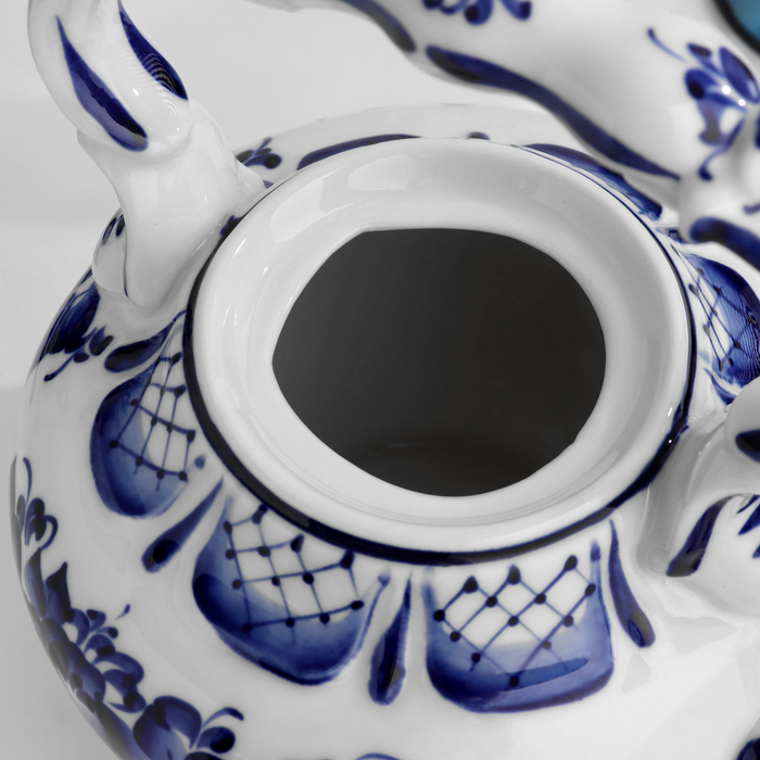 Чайник «Вдохновение», H = 21 см, гжель Чайник «Вдохновение», H = 21 см, гжель