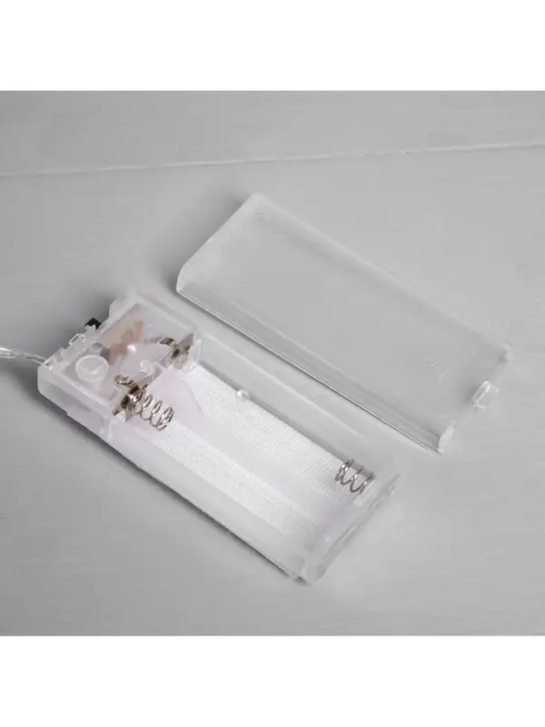 Фигура деревянная &laquo;Ёлочка&raquo;, 33&times;17&times;17 см, 50 LED, от батареек AAx2, свечение тёплое белое