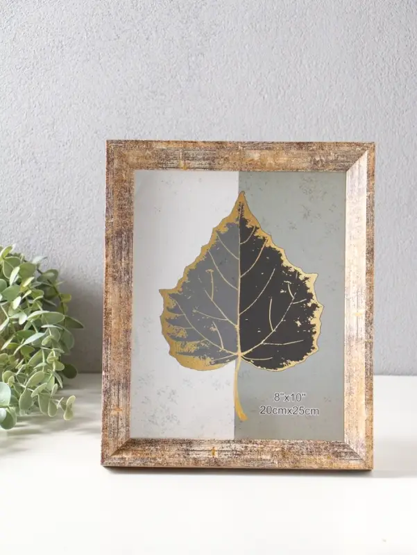 Фоторамка пластик 20х25 см "Прованс" бежево-коричневый 29х23,7х3 см