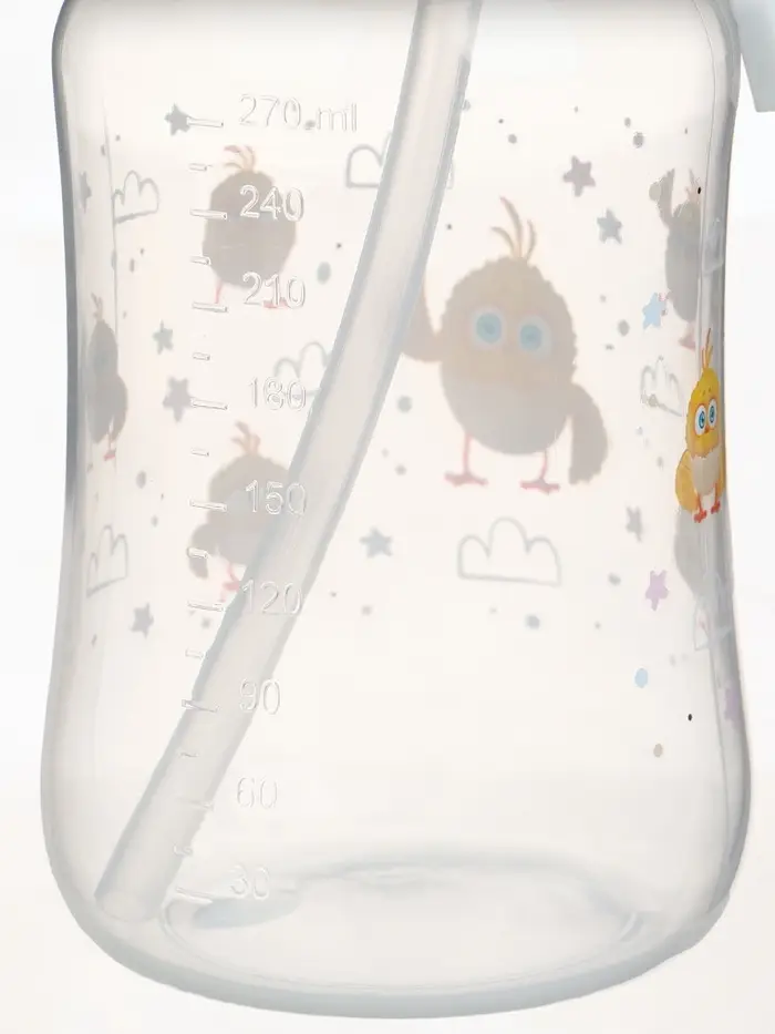 Поильник-непроливайка с трубочкой, 270 мл, ЦЫП-ЦЫП Поильник-непроливайка с трубочкой, 270 мл, ЦЫП-ЦЫП