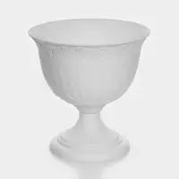 Вазон для цветов &laquo;Ангара&raquo;, 8 л, d=31 см, h=21 см, белый