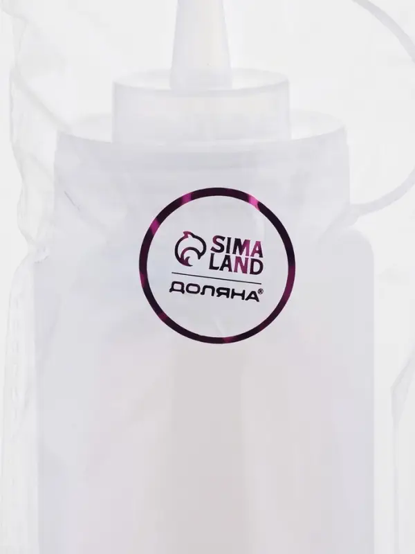 Бутылка для соусов, 700 мл, 26.5&times;6 см, пластик, белая