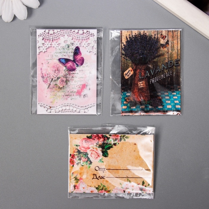 Набор открыток с семенами  Набор открыток с семенами "Вырасти сам" "Счастье" 5*7см 3 шт