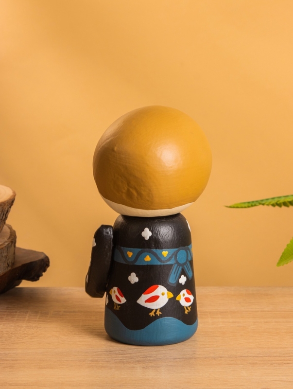 Деревянная кукла кокеши «Юко», 8×9×17 см Деревянная кукла кокеши «Юко», 8×9×17 см