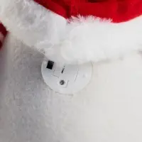 Светодиодная фигура &laquo;Гном романтик в красном&raquo; 40 см, текстиль, 1 LED, от батареек LR1130&times;3, свечение тёплое белое