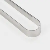 Щипцы для стейка, длина 35 см, толщина 1.8 мм, нержавеющая сталь, серебристые