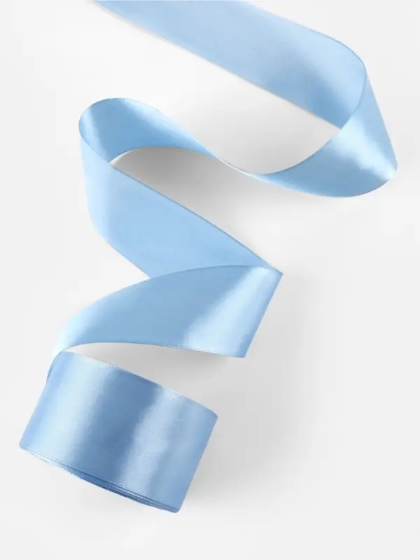 Лента атласная, 50 мм, 23±1 м, небесно-голубая №278 Лента атласная, 50 мм, 23±1 м, небесно-голубая №278