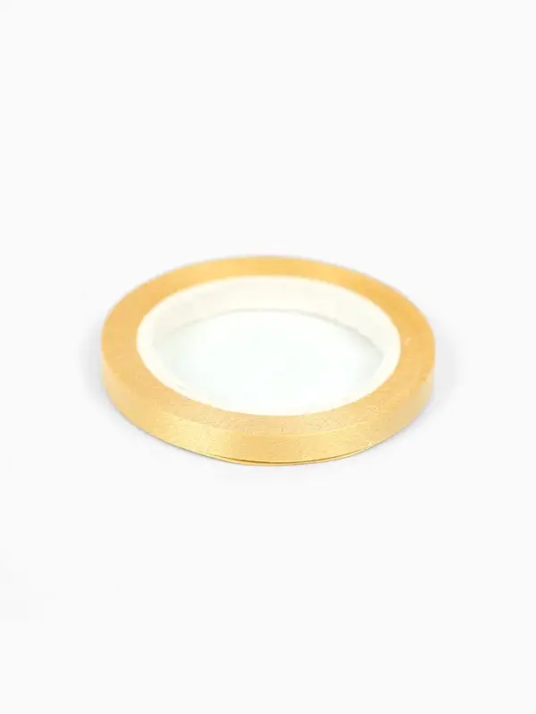 Лента  декоративная, 4 мм&times; 4 м, цвет золотой, набор 100 штук