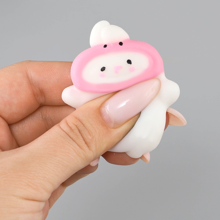 Сквиш антистресс мялка «Зайка»в шапочке Сквиш антистресс мялка «Зайка»в шапочке