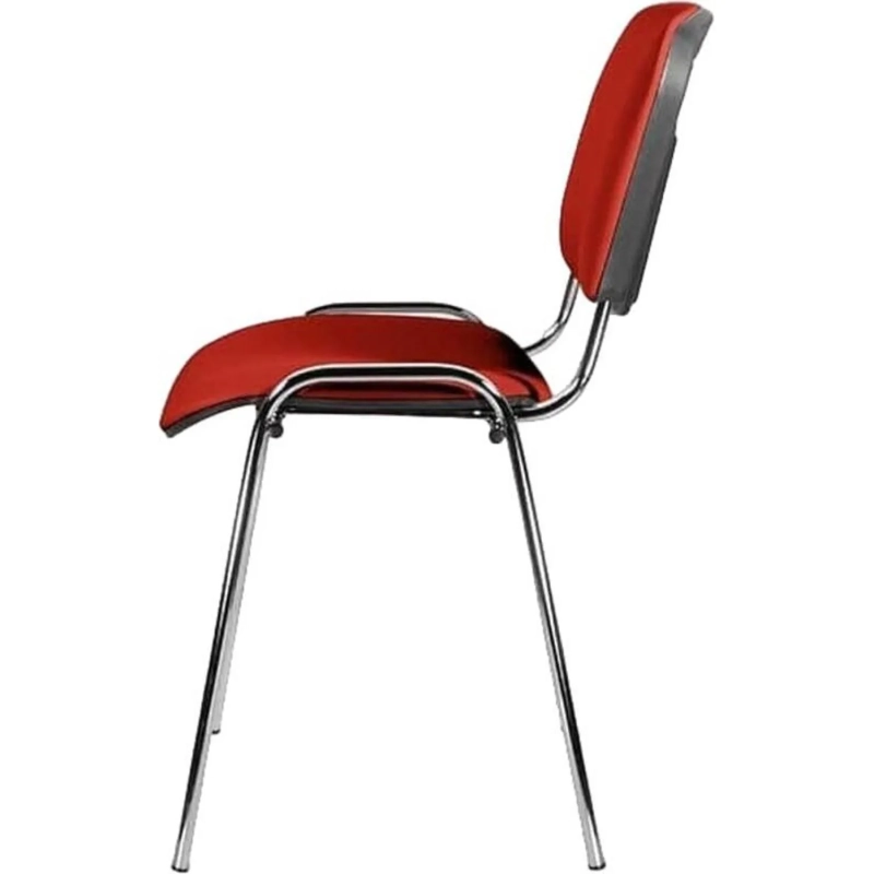 Стул БМФ Easy Chair Rio(ИЗО) хром, к/з красный Z29