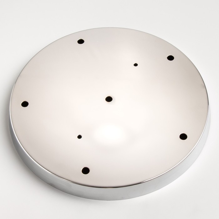 Основание для светильника Основание для светильника "Круг-5" хром 29,5х29,5х2,5см