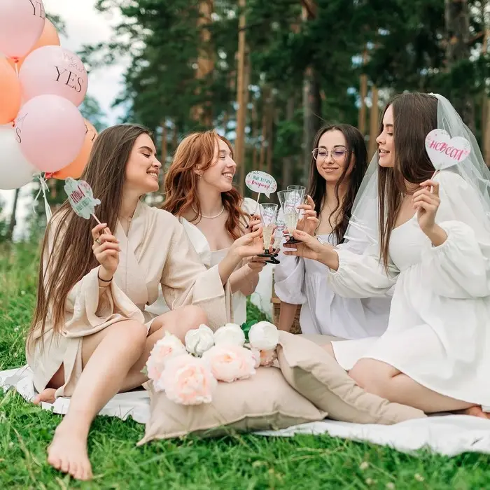 Воздушный шар латексный 12" &laquo;Она сказала да&raquo;, 5 шт.