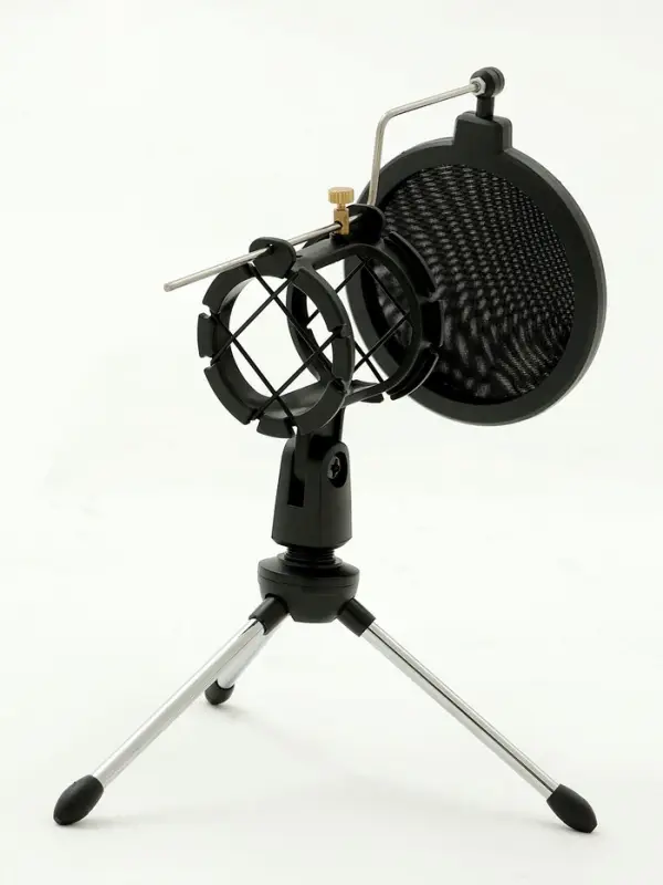 Микрофонная стойка настольная с поп-фильтром
