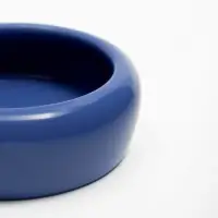 Миска, 100 мл, 10&times;3.2 см, керамика, синяя