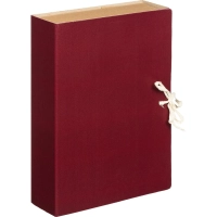 Папка архивная с завязками 80мм  клапан микрогофра,складная