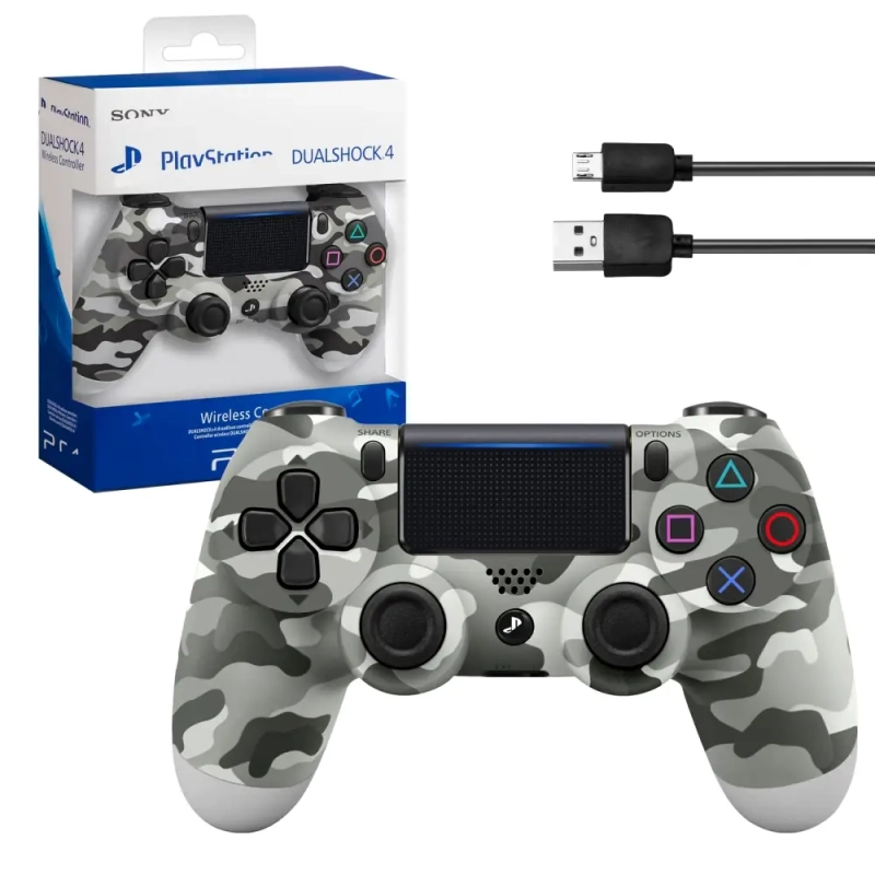 Джойстик PS4 DualShock беспроводной A хаки серый Джойстик PS4 DualShock беспроводной A хаки серый