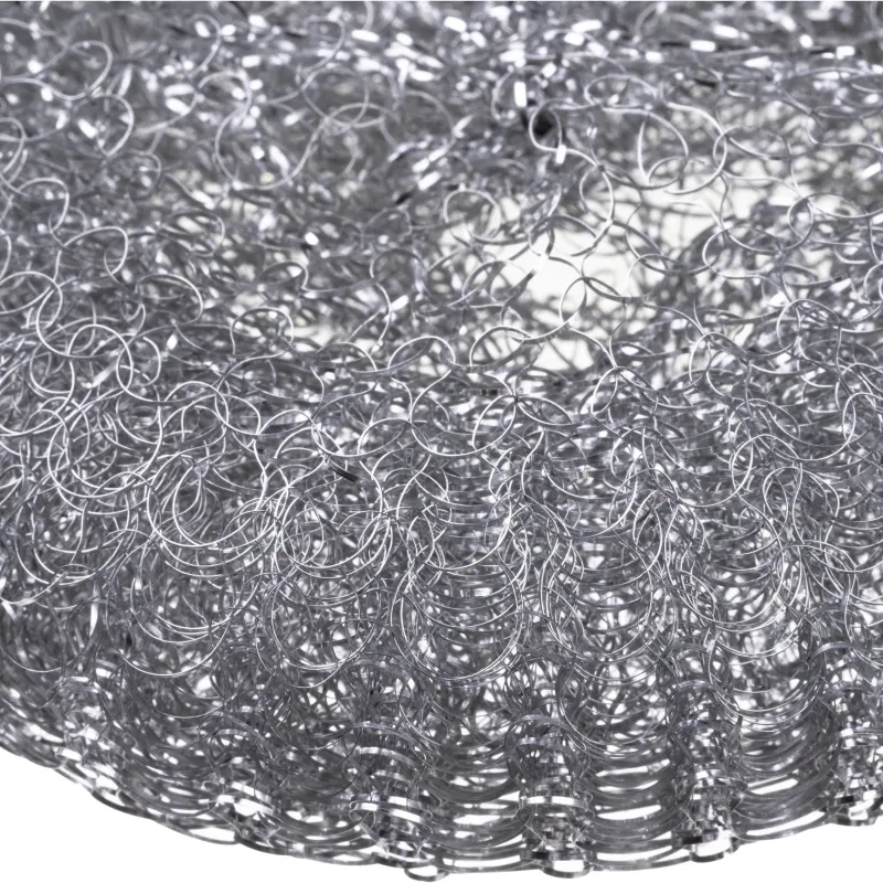 Губка-мочалка спираль металлическая Luscan 110х110х40мм 40г