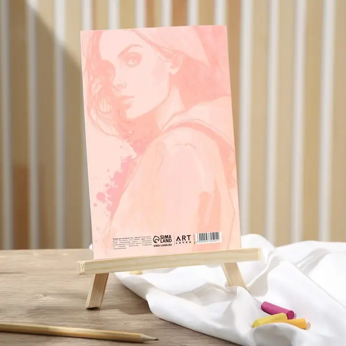 Тетрадь для скетчей &laquo;Девушка&raquo;, формат А5, 32 листов, 100 г/м2.