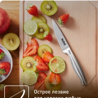 Кухонный нож для овощей K1700574 9 см, серебристый