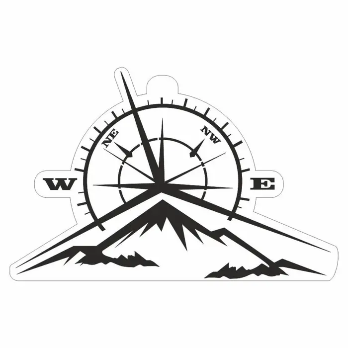 Наклейка «Роза ветров», 15×10 см, 1 шт. Наклейка «Роза ветров», 15×10 см, 1 шт.