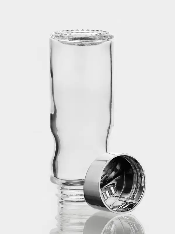 Набор для специй Доляна &laquo;Эксклюзив&raquo;, 40 мл, 2 предмета: солонка, перечница, салфетница - подставка, стекло, пластик, прозрачный