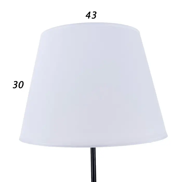 Торшер 19030/2BK E27 40Вт черный 41х41х180 см