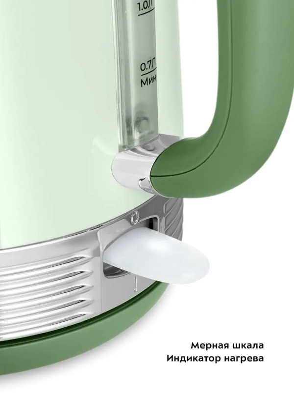 Чайник электрический с термодатчиком КТ-6604 - 1.7 л Чайник электрический с термодатчиком КТ-6604 - 1.7 л