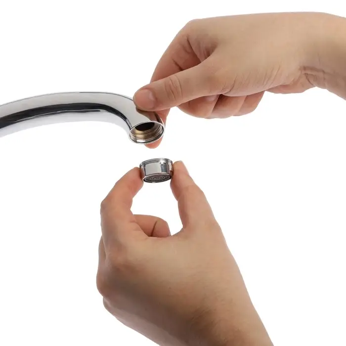 Аэратор ZEIN, наружная резьба, d= 24 мм, сетка пластик, корпус металл, хром БЕЗ ПРОКЛАДОК Аэратор ZEIN, наружная резьба, d= 24 мм, сетка пластик, корпус металл, хром БЕЗ ПРОКЛАДОК